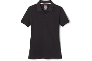 French Toast Womens Short Sleeve Stretch Pique Polo Shirt