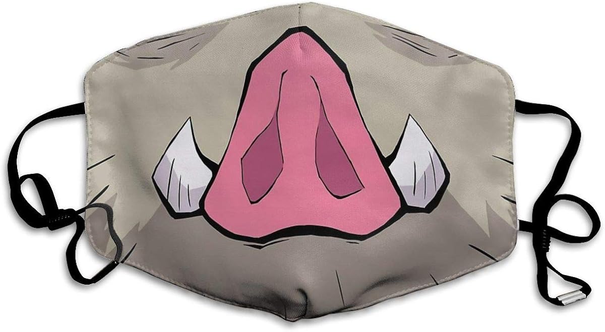Inosuke Face Masks Unisex Washable Reusable Mouth White at Amazon Men’s