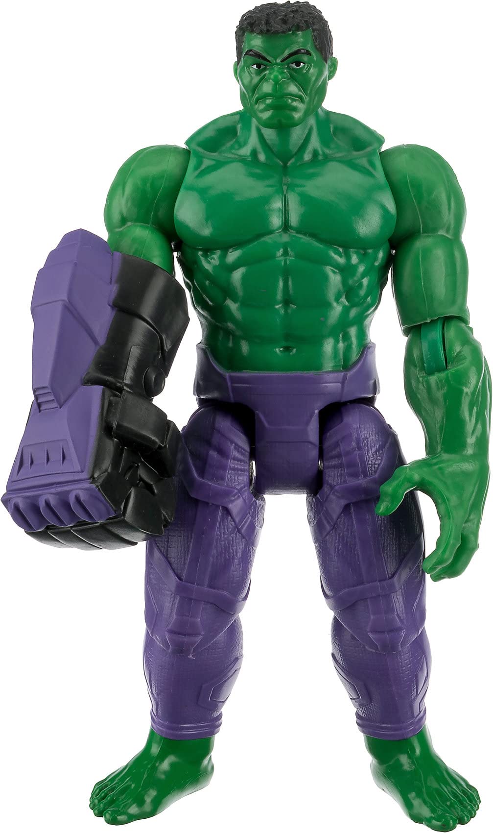 Marvel Avengers Mech Strike 15-cm-scale Action Figure Toy Hulk and Battle Accessory, for Children Aged 4 and Up Multicolor, F2159