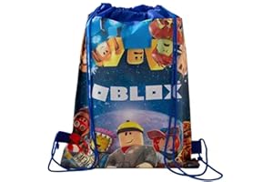 Sac à Cordon Ro-blox sac à dos avec Cordon Pour Enfants Blue