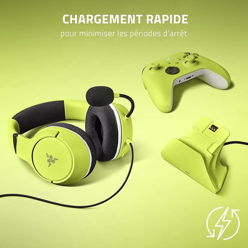 Universal Quick Charging Stand (Pulse Red) - pour Manettes de Xbox (Charge Rapide, Contact Magnétique, Compatibilité Universelle, Navigation à Une Main) Rouge