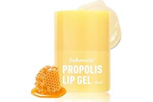 EVOLVIQUE Honey Lip Butter - Propolis Lip Balm - Tin ted Lip Balm - Hydrating Overnight Lip Butter - Long-lasting Care of Lip Skin - Smooth Lips - Fade Lip Line - Hygienic Twist Dispenser - Moisturize Lip Care