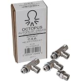 Octopus Autopilot Drives OC17SUK47, Multiposition Tee Straight &amp; Elbow Orb Thread Helm Fitting Kit