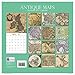 Antique Maps of the World 2017 Monthly Wall Calendar, 12