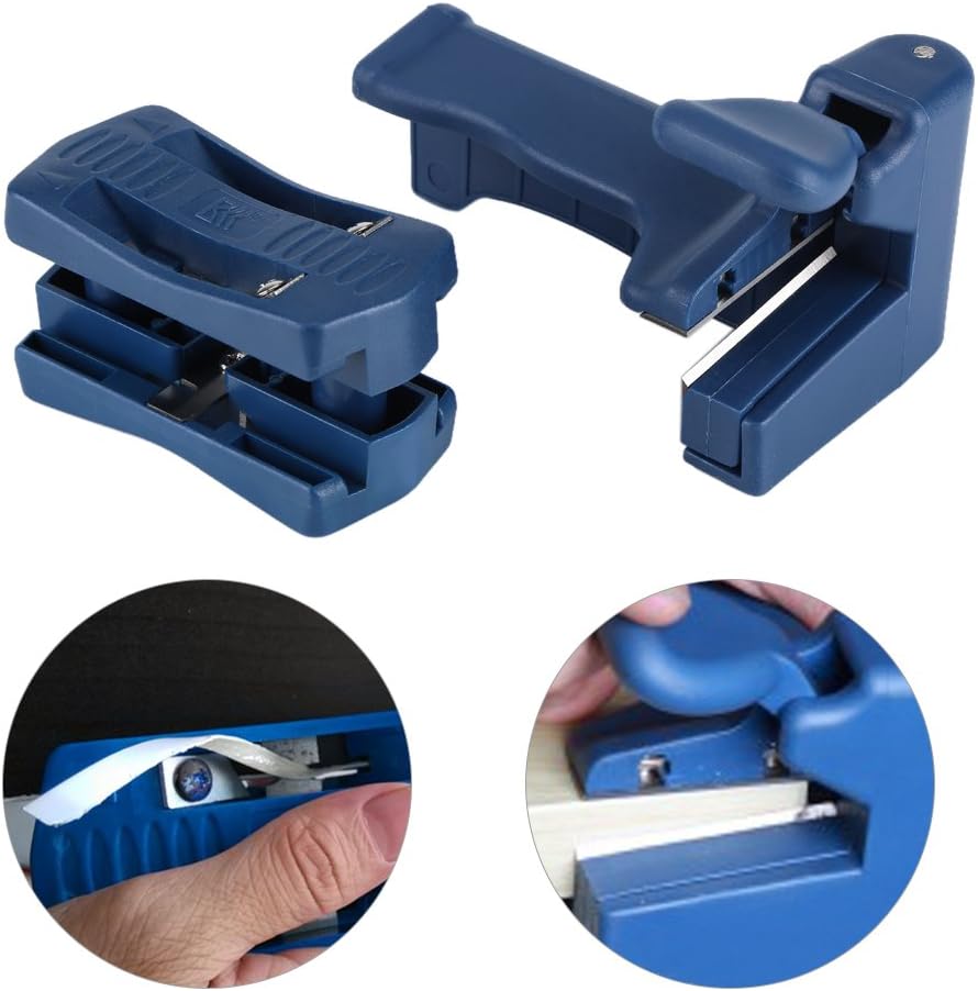 Wood Edge Banding Trimmer, Double Edge End Cutting Device Tail Trimmer Cabinet Making Woodworking Manual Trimming Carpenter Tool - Image 4