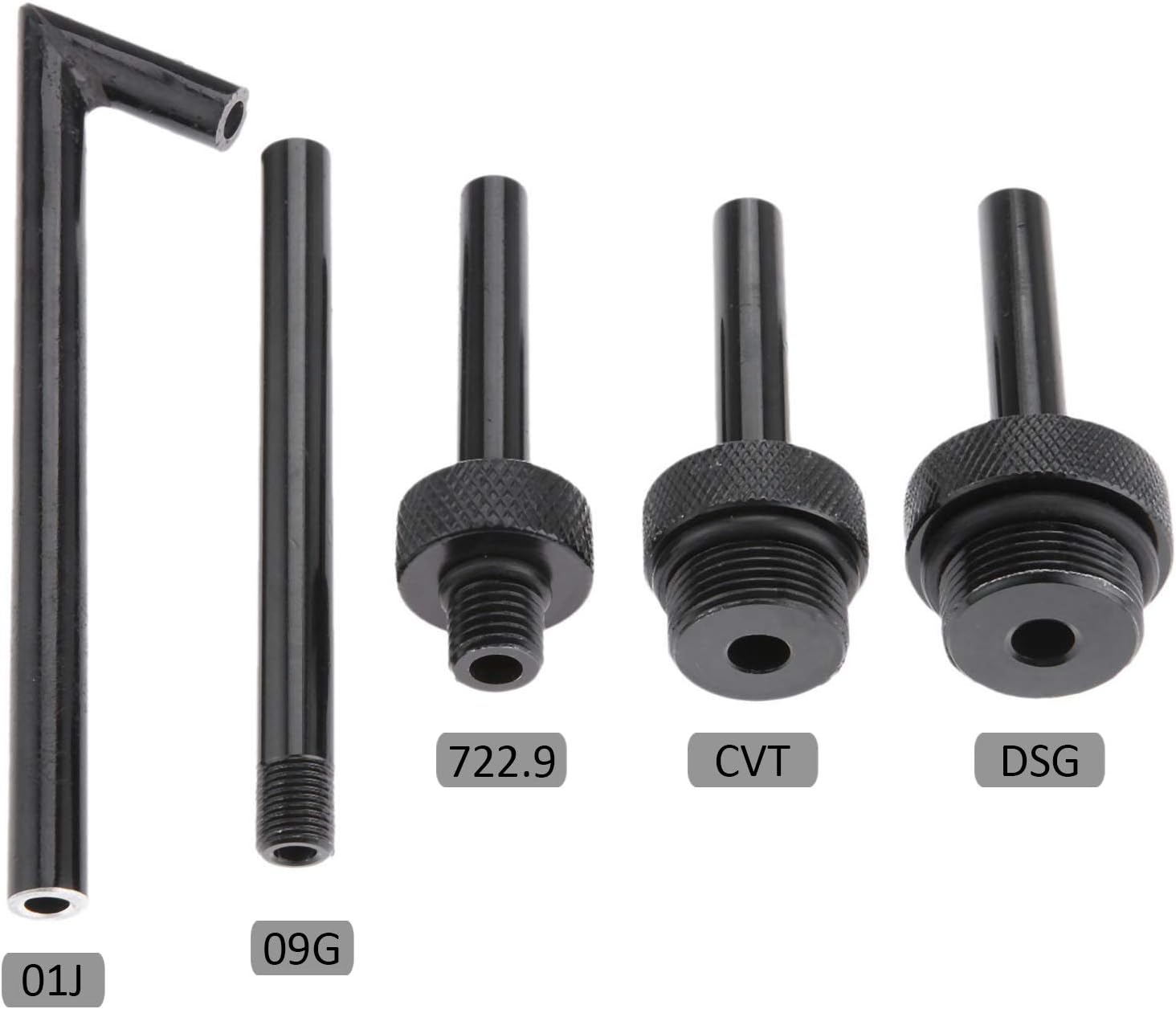SURIEEN 5Pcs Transmission Service Fluid Oil Filling Filler Adapter ATF Compatible with DSG CVT 09G 01J 722.9 for Audi Benz