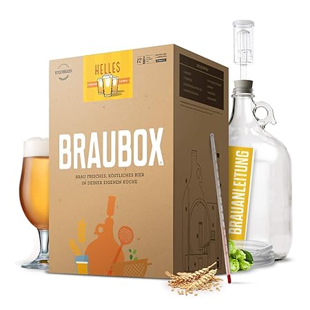 Braubox®, Sorte Helles | Bierbrauset zum Bier brauen in der Küche | mit Erfolgsgarantie von Besserbrauer