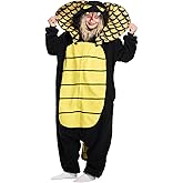 Pueyda Unisex Cute Adults Snake Animal Onesie Pajamas Sleepwear Snake Halloween Party Cosplay Costumes