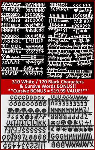 5 Felt+Letter+Board+Message+Sign