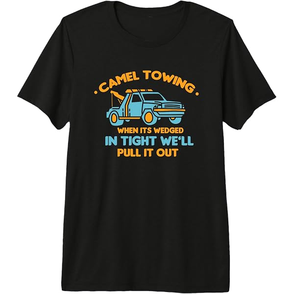 T-Shirt Uomo Divertente 'Camel Towing' - Maglietta Grafica In Cotone, Vestibilità Comfort, Colori Vari