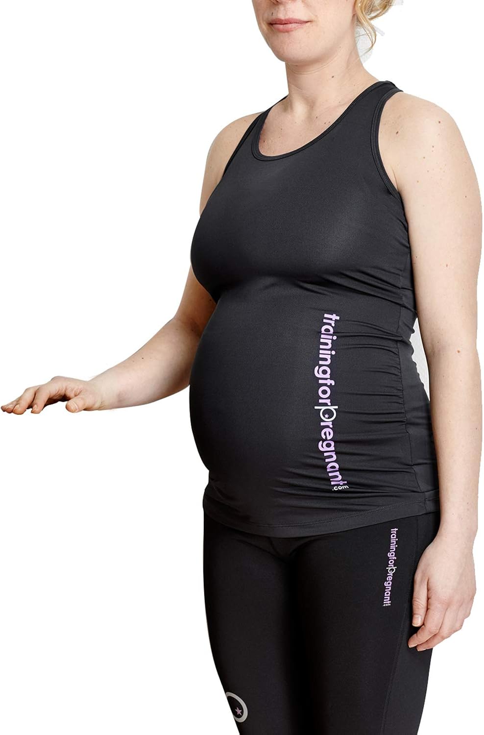 Training For Pregnant My Singlet Big Logo Umstandstop Lang Yoga Sport Top Tanktop In Der Schwangerschaft Grosse Sehr Bequemes Umstandsmode Damen Oberteil Schwangerschaftstop Bekleidung Tops