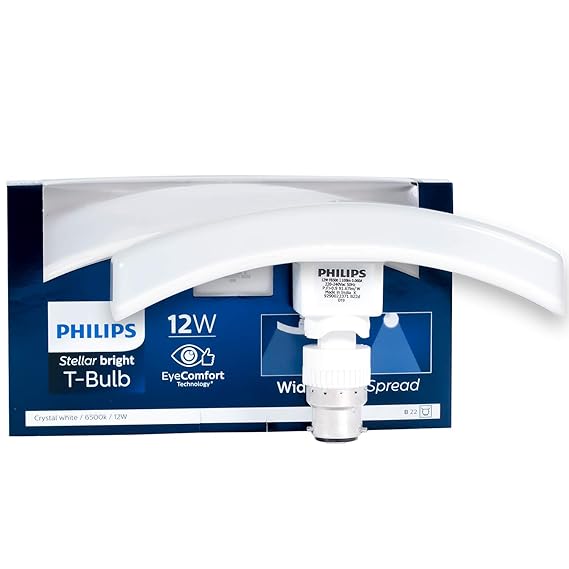 Philips T Bulb Curve, 12 Watt, Base B22, Cool Daylight