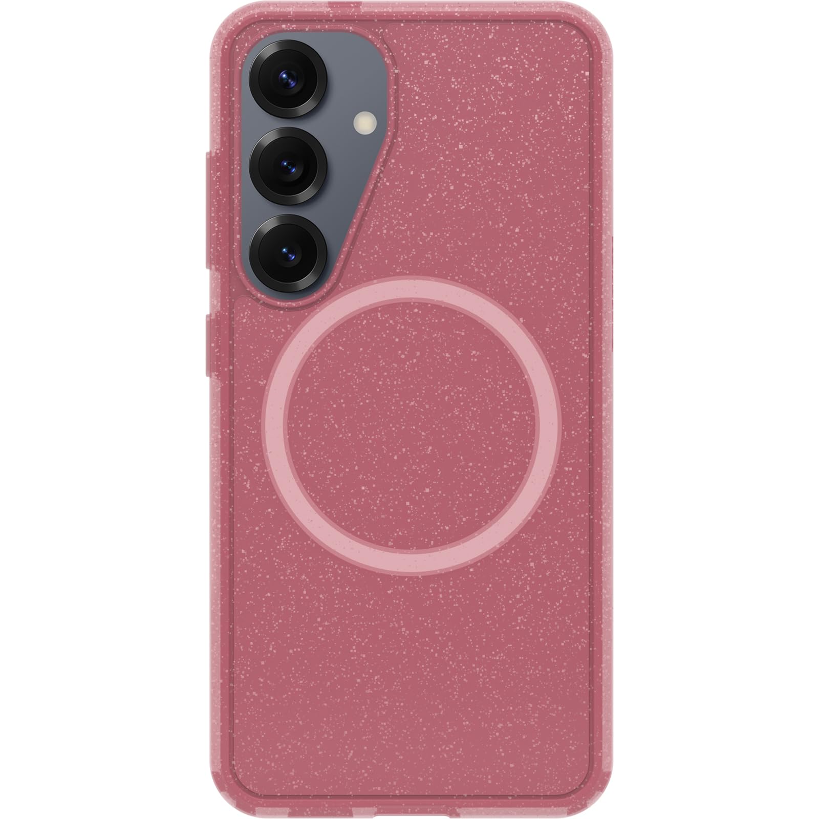 OtterBox Samsung Galaxy S25 Symmetry Series Clear Magnet Case - Foxberry Pink Image