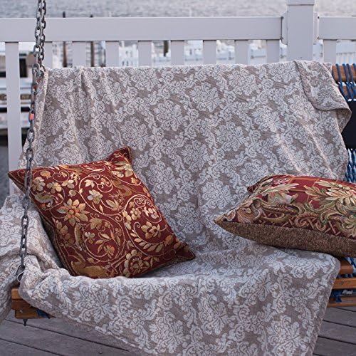 Countryside Linen Throw Blanket Twin Size Gray