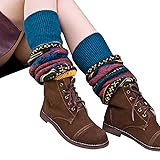 URIBAKE Womens Winter Cable Knit Over Knee Long