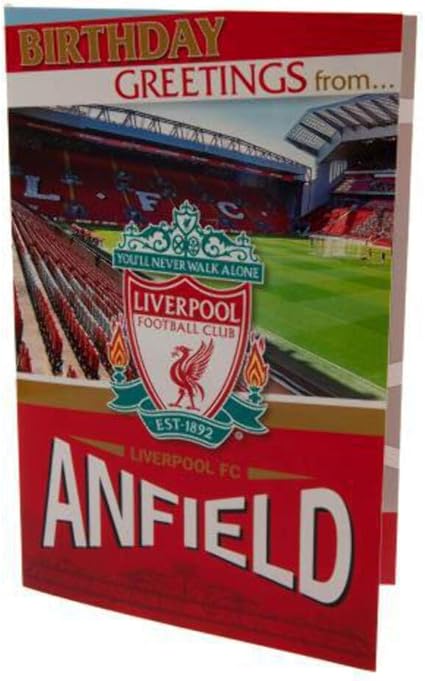 Liverpool F C Pop Up Birthday Card Amazon Co Uk Office Products