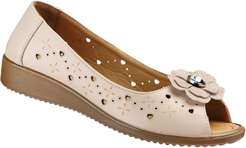 peep toe flats amazon