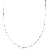 Ross-Simons 0.7mm 14kt White Gold Rope-Chain Necklace