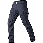 CARWORNIC Gear Men's Tactical Cargo Pants Waterpoof Lightweight Rip Stop EDC Military Combat Trousers