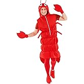 fun shack Lobster Costume, Adult Unisex, Polyester, One Size, Halloween