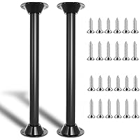 2 Pack 29" RV Table Legs with Base Mount, Heavy-Duty RV Table Base Mount Kit, Stable RV Tables Support Legs for Camper