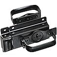National Hardware N101-576 Swinging Door Latch, Heavy Duty, Interior & Exterior Use, Coated with WeatherGuard Protection, Black