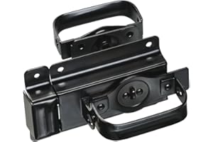 National Hardware N101-576 Swinging Door Latch, Heavy Duty, Interior & Exterior Use, Coated with WeatherGuard Protection, Black