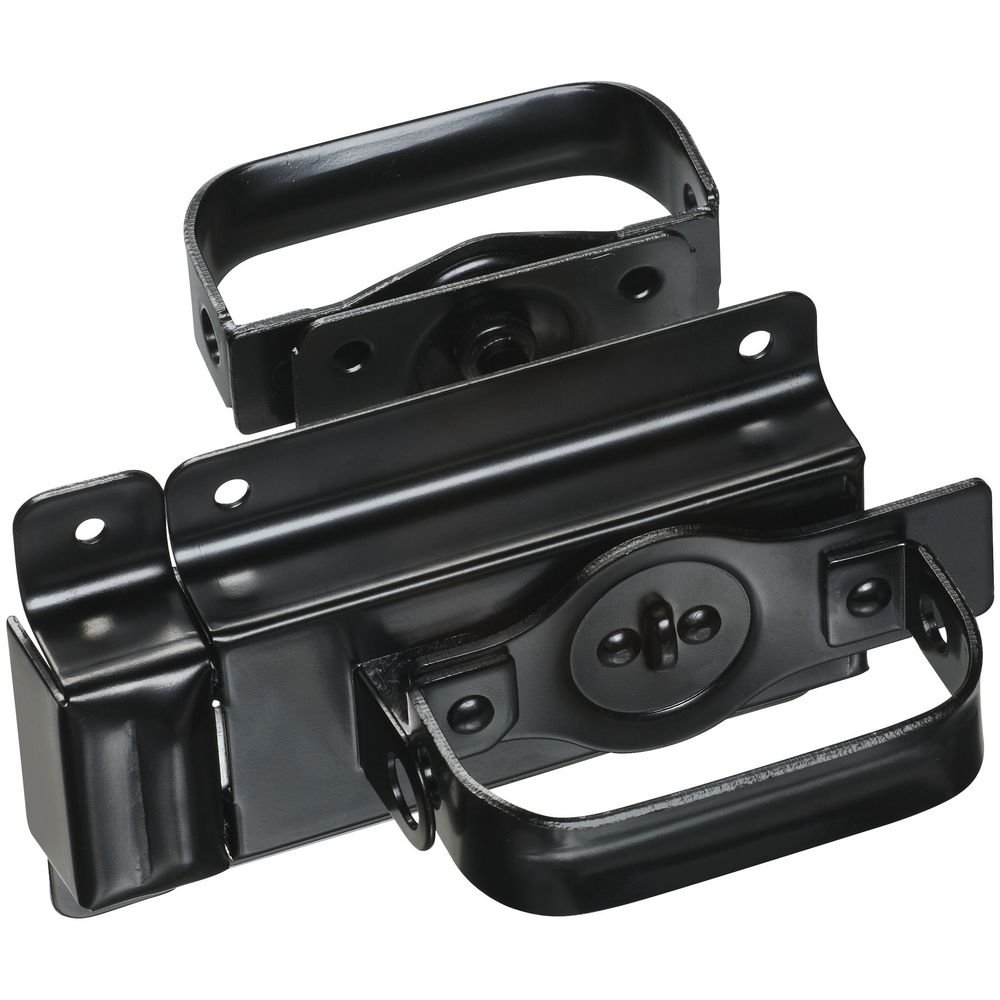 National Hardware N101-576 Swing Door Latch, Black, 3/4"