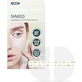 FRANZ Naked Sunshield Transparent Sun Patch (0.013mm, Regular) — Ultra-Thin, UV Blocking — Value 1 Pack (10 Pairs), Economy Multi-Pack — 2+ Hour Outdoor Use (Golf, Ski, Cycling, Tennis)