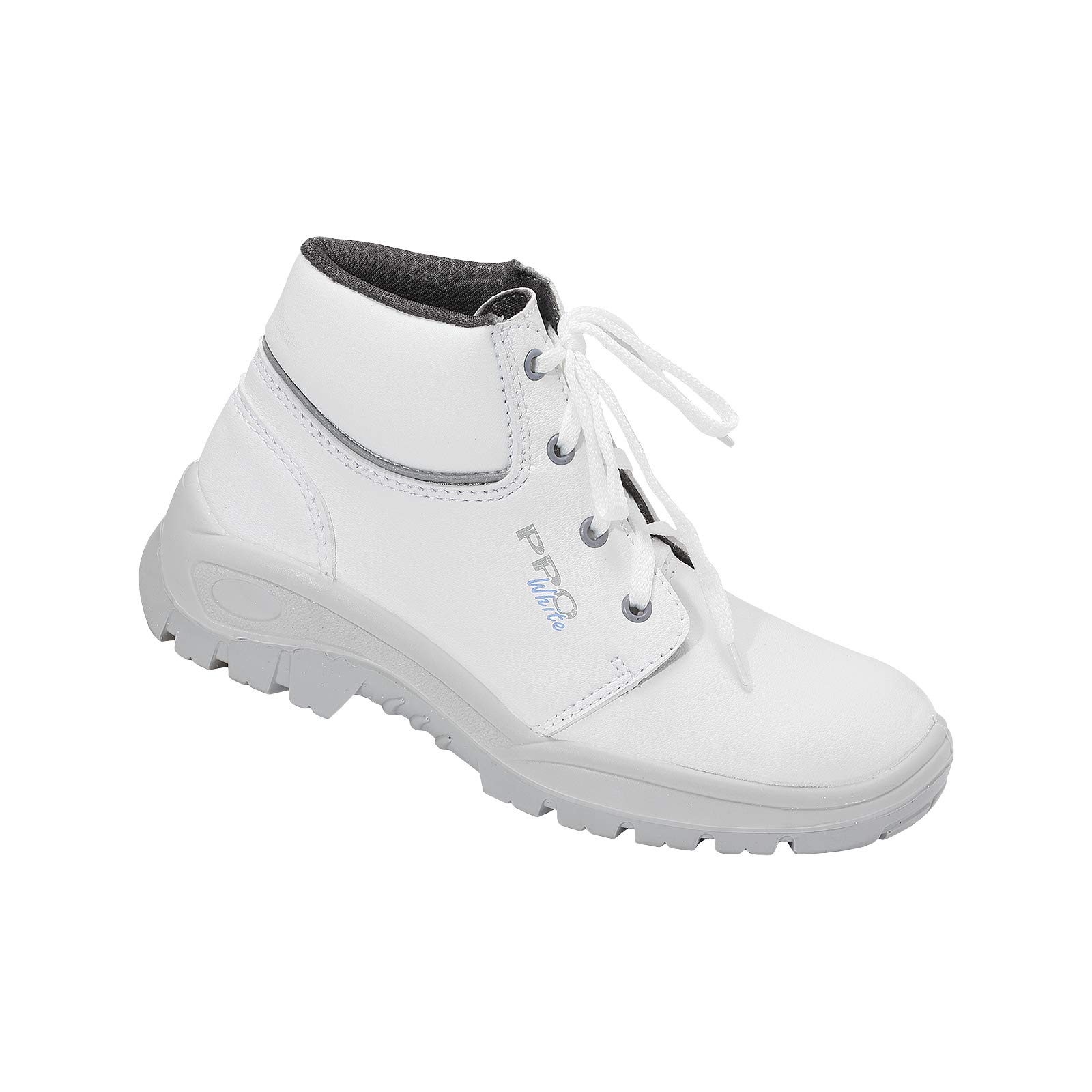 Ppo PP BPPOT205_41 Ppo White Safety Shoes, White, 41 Size