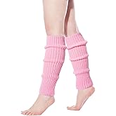 Abodhu Leg Warmers for Women Ribbed Knit Leg Warmer for Girls 80s Party Dance Sports Socks