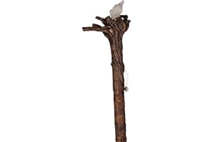 Ghoulish Productions Staff: Wizard LED Latex Staff. Staffs Line. Wizard Staff Adult. Walking Stick for Wizard Staff Adult Halloween. Ideal for use in Halloween Costumes, Halloween Accesory