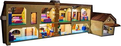 RAVPump Juego de Luces para el Modelo de Bloques de la casa Simpsons – Kit de iluminación LED Compatible con Lego 71006 (Juego de Lego no Incluido): Amazon.com.mx: Juegos y juguetes