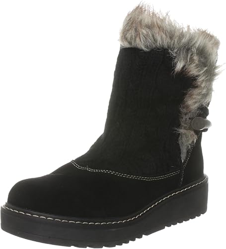 fur trimmed boots uk