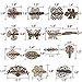 Ondder 15 Pack Vintage Hair Clips Leaf Flower Shape Hair Barrettes Headwear Lady Hair Pins Hair Accessories for Women, 15 Pieces