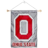 Ohio State Buckeyes Block O Gray Banner for Windows Doors and Walls