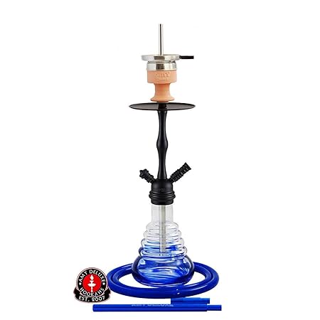 AMY 440 Stillness II Klick Shisha Wasserpfeife (Blau Schwarz matt)