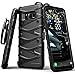 SGM Samsung Galaxy S8 Plus Case, Hybrid Dual Layer Armor Defender Protective Case Cover + Belt Clip Holster for S8 Plus [Drop Tested] (Black + Black)
