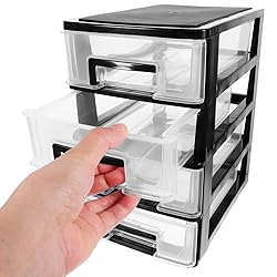 STOBOK Storage Containers, 4 Layers Plastic Storage