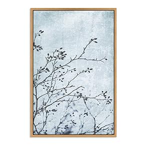 SIGNWIN Framed Canvas Wall Art Birds on Tree...