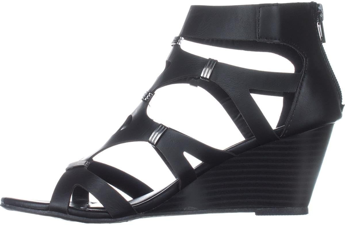 xoxo black sandals