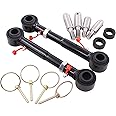MOTOKU Pair 2.5"- 6" Front Sway Bar Links Quicker Disconnect System Kit for Jeep Wrangler JK 2007-2018 Adjustable Upgrade Swaybar Lifts