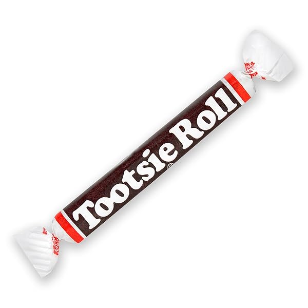 TOOTSIE ROLL 280-COUNT TUB, CHOCOLATE, INDIVIDUALLY WRAPPED, 98 OUNCE JAR