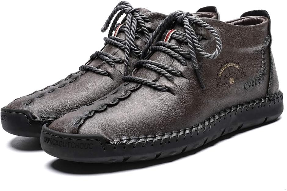 Stivali Moto Uomo In Pelle E Denim - Impermeabili, Rinforzati, Suola Antiolio - Foto 4