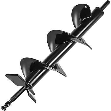 HOLLSUM 800 * 80mm Spiral Drill Bit - Tungsten Steel Alloy Earth Auger - View #7