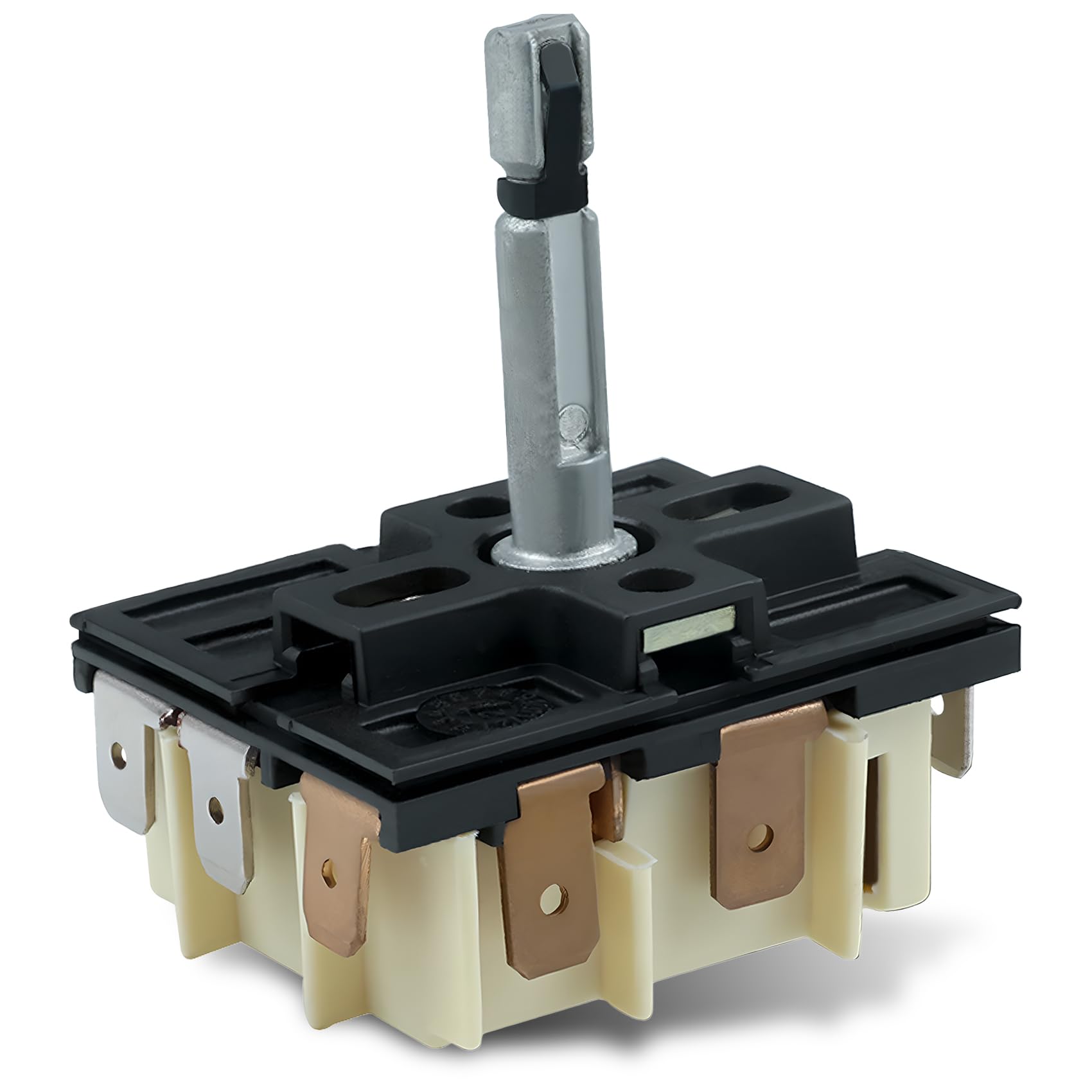 Photo 1 of DG44-01002A Dual Infinite Stove Control Switch Compatible with Some Models Within The for Samsung FCQ3, FE71, FER3, FTQ3, and NE59 Series, Replace for AP4337066, 2087510, MDSA-W21-SKM, MDSA-W888-UNM