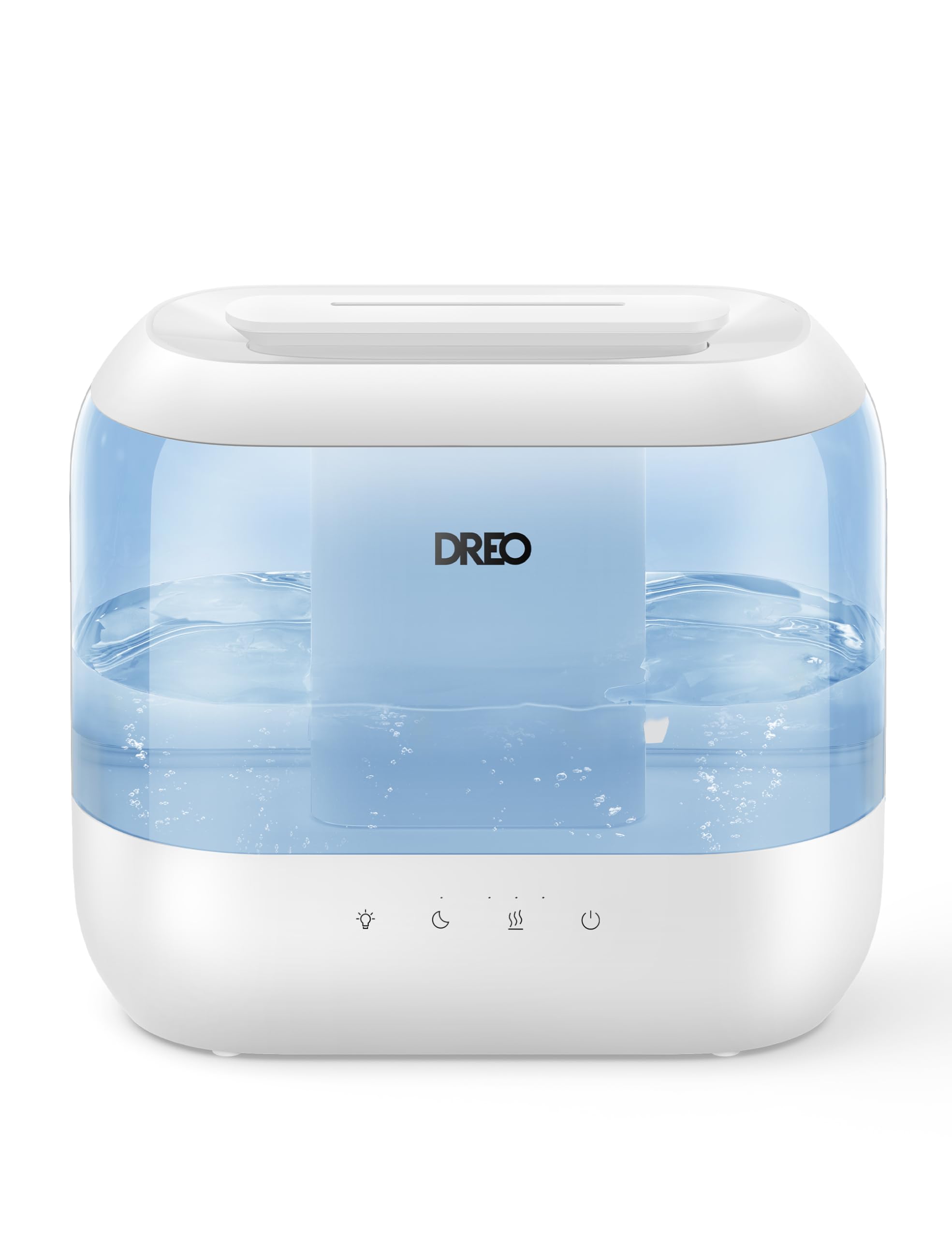 Photo 1 of Dreo Humidifiers for Bedroom, Top Fill 4L Supersized Cool Mist Humidifier with Oil Diffuser and Nightlight, 36H Runtime, Quiet Ultrasonic Humidifiers for Home, Large Room, Baby Nursery and Plants