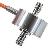 Load Cell Force Sensor, 0.1% High Precision Stainless Steel Tension Compression Sensor for Industrial Weighing &amp; Force Measurement with 3m Cable (0-10KG)
