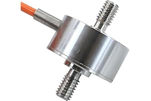 QILICHUANGAN Mini Load Cell Force Weight Sensor,Test Tension Compression Force,Bellows Type Accuracy 0.2% Stainless Steel with 3m Cable (0-10KG)