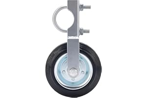 MCVOMV Fence Gate Wheels for Metal Tube Gate Farm Gate Wheels 6" Heavy Duty Gate Wheel Fence Wheels for Gates Fits 1-5/8" to 2" O.D. Round Tube Gate Frames Prevent Gate from Dragging